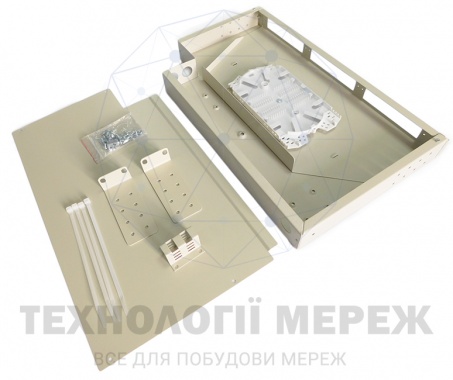 Патч-панель ODF CSV 1U-24 Full с кассетой Патч-панель ODF CSV 1U-24 Full с кассетой