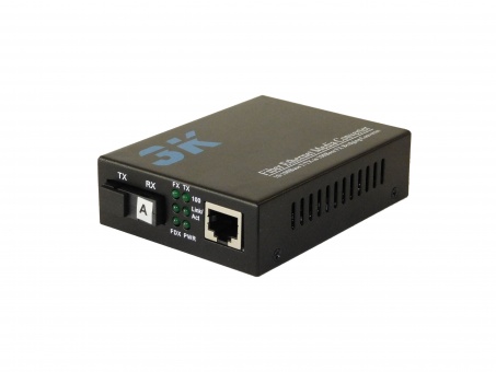 Медиаконвертер 3K 10/100M SM 1310nm SC 25км Медиаконвертер 3K 10/100M SM 1310nm SC 25км