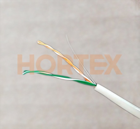 Кабель витая пара внутренний Hortex UTP CAT-5 Cu 2*2*0,50 305м