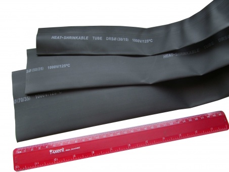 Труба термоусадочна без клейової основи Sofetec 30х1000мм Труба термоусадочна без клейової основи Sofetec 30х1000мм