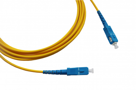 Патчкорд 3K SC/UPC-SC/UPC 3mm Simplex G657 LSZH 1м