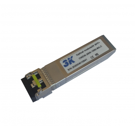 Модуль оптический 3K SFP+CWDM-2SM-1550-80LC Модуль оптический 3K SFP+CWDM-2SM-1550-80LC