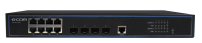 КОММУТАТОР GCOM S5110-12PC POE
