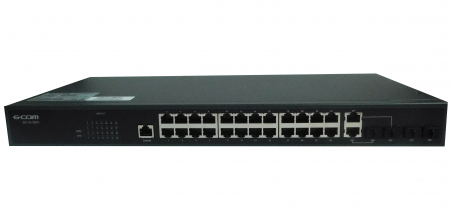 Коммутатор управляемый L2 GCOM S5110-28TC Коммутатор управляемый L2 GCOM S5110-28TC