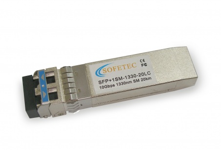 Модуль оптический Sofetec SFP+ 10G-1SM-1330nm-20LC