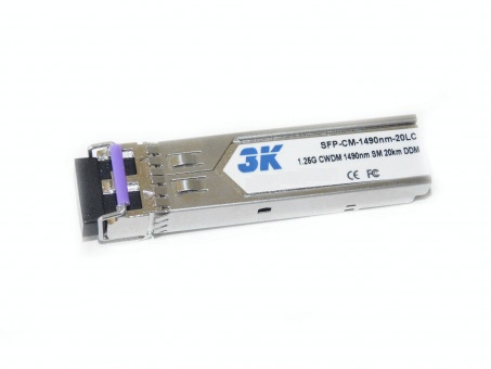 Модуль оптический 3K SFP-CWDM-1G-1490nm-20LC