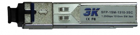 Модуль оптический 3K SFP-1SM-1310nm-3SC Модуль оптический 3K SFP-1SM-1310nm-3SC