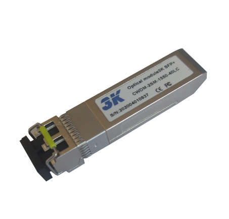 Модуль оптический 3K SFP+CWDM-2SM-1550-40LC Модуль оптический 3K SFP+CWDM-2SM-1550-40LC