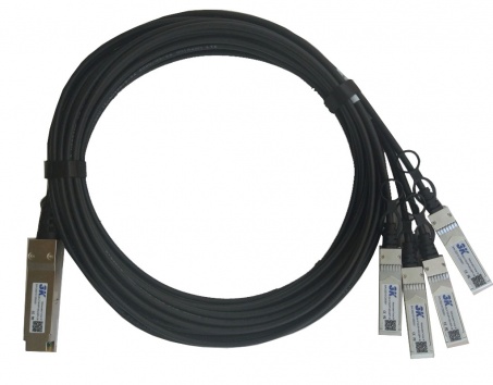 Модуль-кабель (twinax) 3K DAC-4*10G-SFP+/40G-QSFP+ 3м Модуль-кабель (twinax) 3K DAC-4*10G-SFP+/40G-QSFP+ 3м