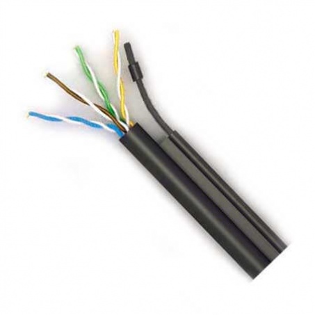 Кабель звита пара Larex UTP CAT- 5 (Al-Cu 4*2*0,51 мм) з самонесущим елементом Кабель звита пара Larex UTP CAT- 5 (Al-Cu 4*2*0,51 мм) з самонесущим елементом