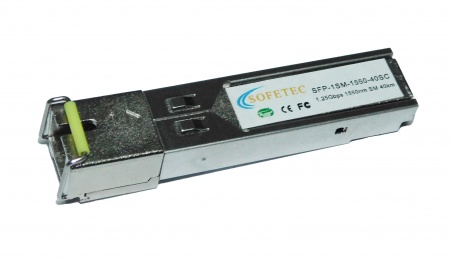 Модуль оптический Sofetec SFP-1SM-1550nm-40SC Модуль оптический Sofetec SFP-1SM-1550nm-40SC