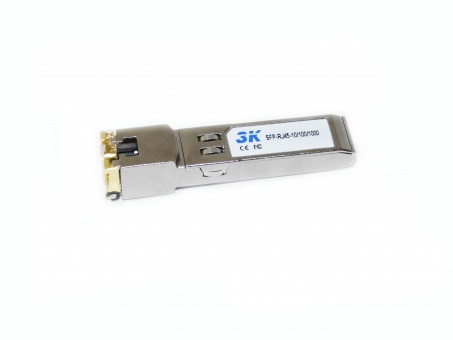 Модуль 3K SFP-RJ45-10/100/1000 Модуль 3K SFP-RJ45-10/100/1000