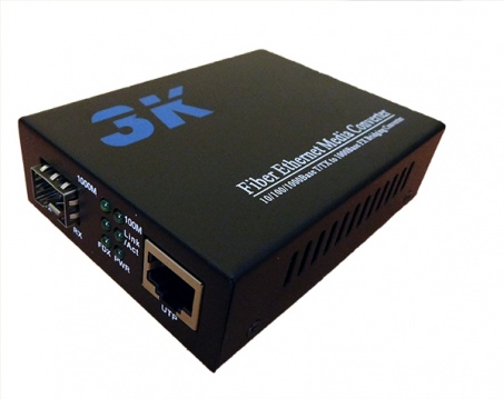 Медиаконвертер 3K, 100/1000M, SFP Медиаконвертер 3K, 100/1000M, SFP